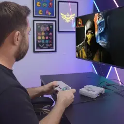 Mini Super Nintendo Game Retro 2 Controles e 150 Mil Jogos de diversos Consoles — imagem 4
