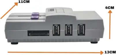 Mini Super Nintendo Game Retro 2 Controles e 150 Mil Jogos de diversos Consoles — imagem 7