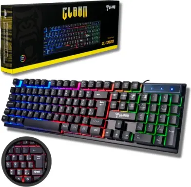 Teclado Gamer RGB LED Rainbow MTS