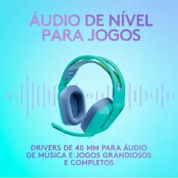 Headset Gamer Logitech G335 com Almofadas com Espuma de Memória — imagem 10