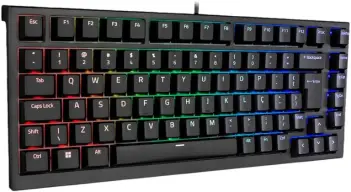TECLADO AKKO MG75 ABNT2 PRETO SWITCH SILVER V3 PRO — imagem 3