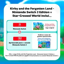Nintendo, Jogo, Kirby and the Forgotten Land, Nintendo Switch 2 — imagem 5
