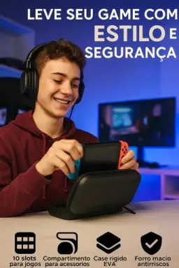 Case Capa Protetora Compatível com Nintendo Switch OLED — imagem 6