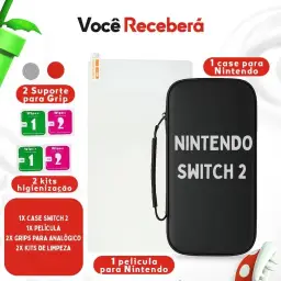 Kit Case e Película de Proteção Total Compatível para Switch 2 — imagem 3