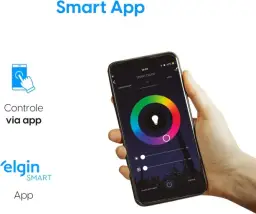 Lâmpada Inteligente Mais Potente 15W Smart Color RGB Wifi Elgin compatível com — imagem 7