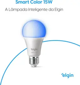 Lâmpada Inteligente Mais Potente 15W Smart Color RGB Wifi Elgin compatível com — imagem 4