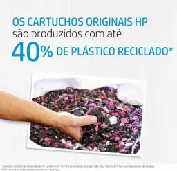 Cartucho de tinta HP 667 Preto Original (3YM79AB) Para Impressora Deskjet 2376 — imagem 2