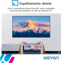 Smart Tv 32'' Led Hd Wi-fi Weyon Tv 60hz 32wdsnbx 100/240v Android 14 — imagem 7