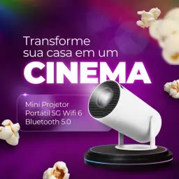 Mini Projetor Portatil 5g Wifi