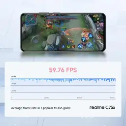 Celular Realme C75x 256gb 8gb Ram Nfc Ip69 Cor Rosa — imagem 4