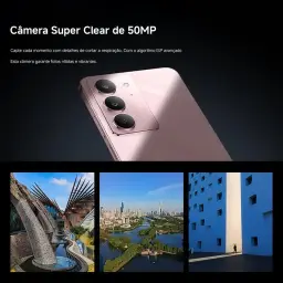 Celular Realme C75x 256gb 8gb Ram Nfc Ip69 Cor Rosa — imagem 3