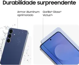 Celular Samsung Galaxy S25 FE 5G, 256GB, 8GB, Câmera Tripla - Azul Marinho — imagem 6
