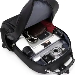 Mochila Bolsa Masculina Feminina Notebook Reforçada Anti Furto Semi Impermeável — imagem 5
