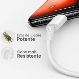 Carregador Super Turbo 120W Tipo C (USB-A) + Cabo USB-C de 1m — imagem 4