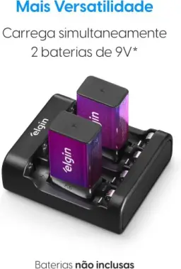 Carregador de Pilhas e Baterias USB com 2 Pilhas AA 1500mAh recarregáveis — imagem 6