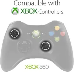 Par (2 Unidades) Grip Protetor Analógico Silicone Controle Joystick Polegar — imagem 2