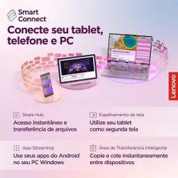 Tablet Lenovo Tab M9 Octa-Core 4GB 64GB Wi-Fi, Câmera Principal 8MP — imagem 6