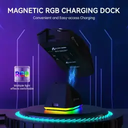 ATTACK SHARK X11 Mouse sem fio leve, 62g, RGB, conexão tri-modo (2.4G/USB-C/BT) — imagem 4