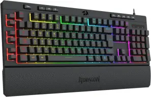 Teclado Gamer Membrana Redragon Shiva RGB V2 Preto K512RGB V2 — imagem 3