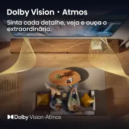 Hisense Smart TV UHD 4K QLED 50" Polegadas 50Q6QV com HDR10+, Dolby Atmos — imagem 8