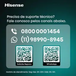 Hisense Smart TV UHD 4K QLED 50" Polegadas 50Q6QV com HDR10+, Dolby Atmos — imagem 7
