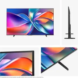 Hisense Smart TV UHD 4K QLED 50" Polegadas 50Q6QV com HDR10+, Dolby Atmos — imagem 2