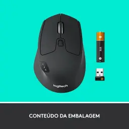 Mouse sem fio Logitech M720 Triathlon com Conexão USB Unifying ou Bluetooth com — imagem 10