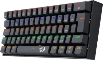 Redragon TECLADO GAMER MECANICO LAKSHMI RAINBOW PRETO SWITCH MARROM ABNT2 — imagem 5