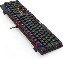TECLADO MECÂNICO GAMER REDRAGON VALHEIM ILUMINAÇÃO RAINBOW PRETO SWITCH BROWN — imagem 5