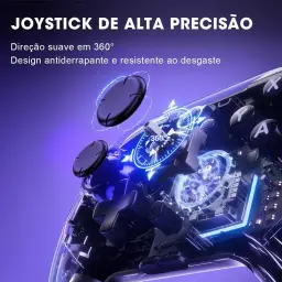 Controle Pro Wireless para Switch/Lite/OLED - Bluetooth, 6 Eixos, Turbo — imagem 2