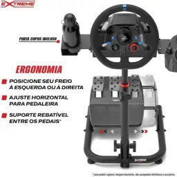 SPRO V3 Cockpit Extreme Simracing Suporte para Volantes Simuladores — imagem 7