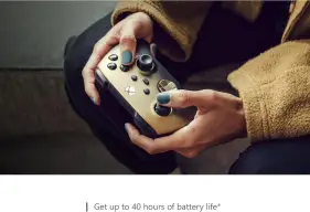 Xbox Special Edition Wireless Gaming Controller – Gold Shadow – Xbox Series X|S — imagem 5