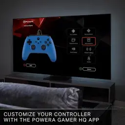 Controle com fio - Power A - para XBOX Série X | S - Azul — imagem 7