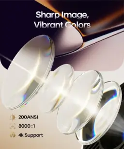 Magcubic Mini Projetor Portatil 5G Wifi 6 BT 5.0 Android 11 — imagem 2