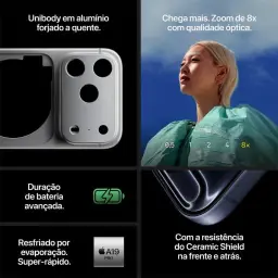 Apple iPhone 17 Pro (256 GB) - Prateado — imagem 5