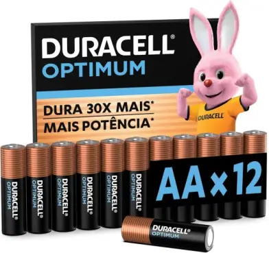 Duracell Pilha Optimum AA Pequena 12