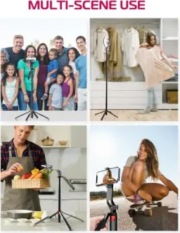 ULANZI MA09 Tripé Extensível para Celular, Vara de Selfie de 71" com Clipe — imagem 7