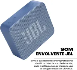 JBL, Caixa de Som Bluetooth, Go Essential, À Prova D'água - Azul — imagem 2