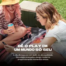 JBL, Caixa de Som Bluetooth, Go Essential, À Prova D'água - Azul — imagem 6