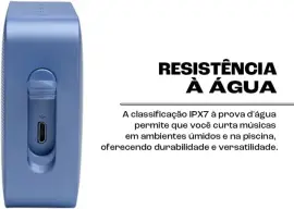 JBL, Caixa de Som Bluetooth, Go Essential, À Prova D'água - Azul — imagem 4
