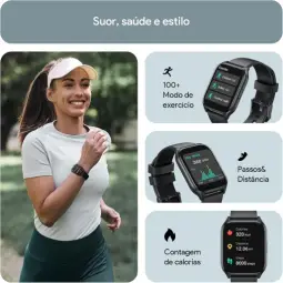 Relógio Inteligente Tranya ES10 1.83" Tela HD Touch, IP68 à Prova d'Água — imagem 2