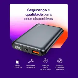 Geonav Power Bank, Carregador Portátil Universal 10.000mAh — imagem 3