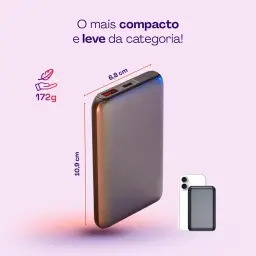 Geonav Power Bank, Carregador Portátil Universal 10.000mAh — imagem 2