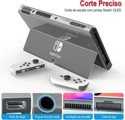 32 in1 Case Estojo Para Nintendo Switch Oled Acessórios Capa Protetora Para Com — imagem 8