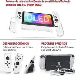 32 in1 Case Estojo Para Nintendo Switch Oled Acessórios Capa Protetora Para Com — imagem 4