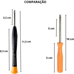 Chave Torx T8 com Furo no Meio Para Abrir Controle Xbox360/Xbox One e Console — imagem 4