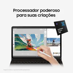 Samsung Galaxy Tab S10 FE+ 128GB 8GB RAM Tela 13.1" 90Hz S Pen e Capa Inclusas — imagem 8