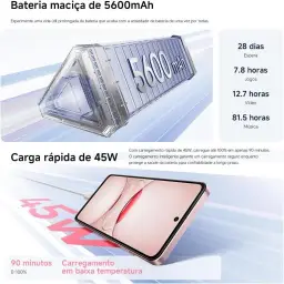 Celular Realme C75x 256gb 8gb Ram Nfc Ip69 Cor Azul — imagem 6