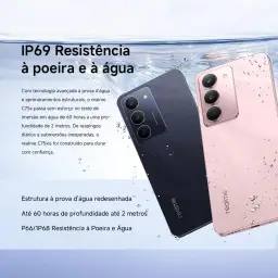 Celular Realme C75x 256gb 8gb Ram Nfc Ip69 Cor Azul — imagem 8