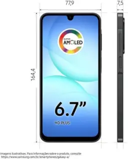 Celular Samsung Galaxy A17 5G, 256GB, 8GB, 50MP Tela 6.7" - Preto — imagem 6